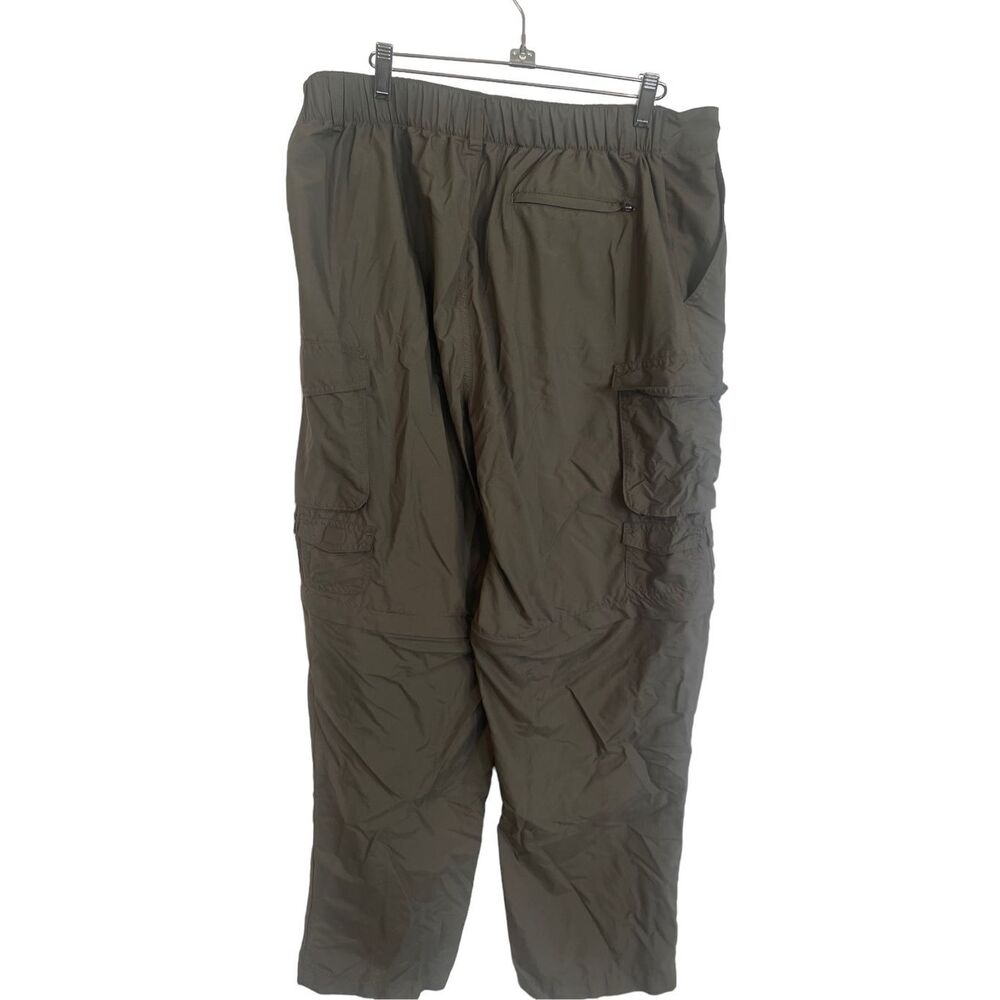 Rugged Exposure Mens Army Green Convertible Waterproof Cargo Pants Shorts XL